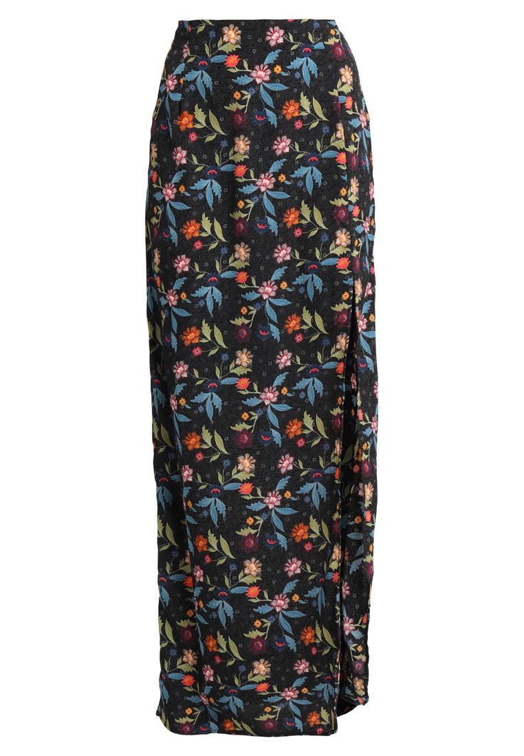 Fashion Union Maxirok zwart Fashion Union Maxirok zwart