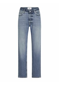 JXSEOUL STR MW DNM - Traperice ravnih nogavica - medium blue denim