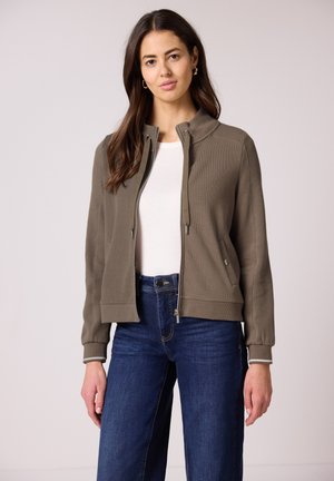 ZIPPER  - Sweatjacke - braun