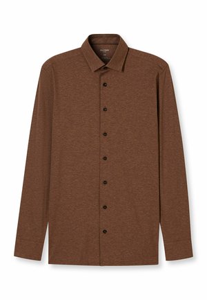 24/SEVEN MODERN FIT LANGARM - Hemd - braun