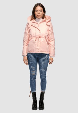 CON CAPUCHA IMPERMEABLE - Chaqueta de invierno - rosa