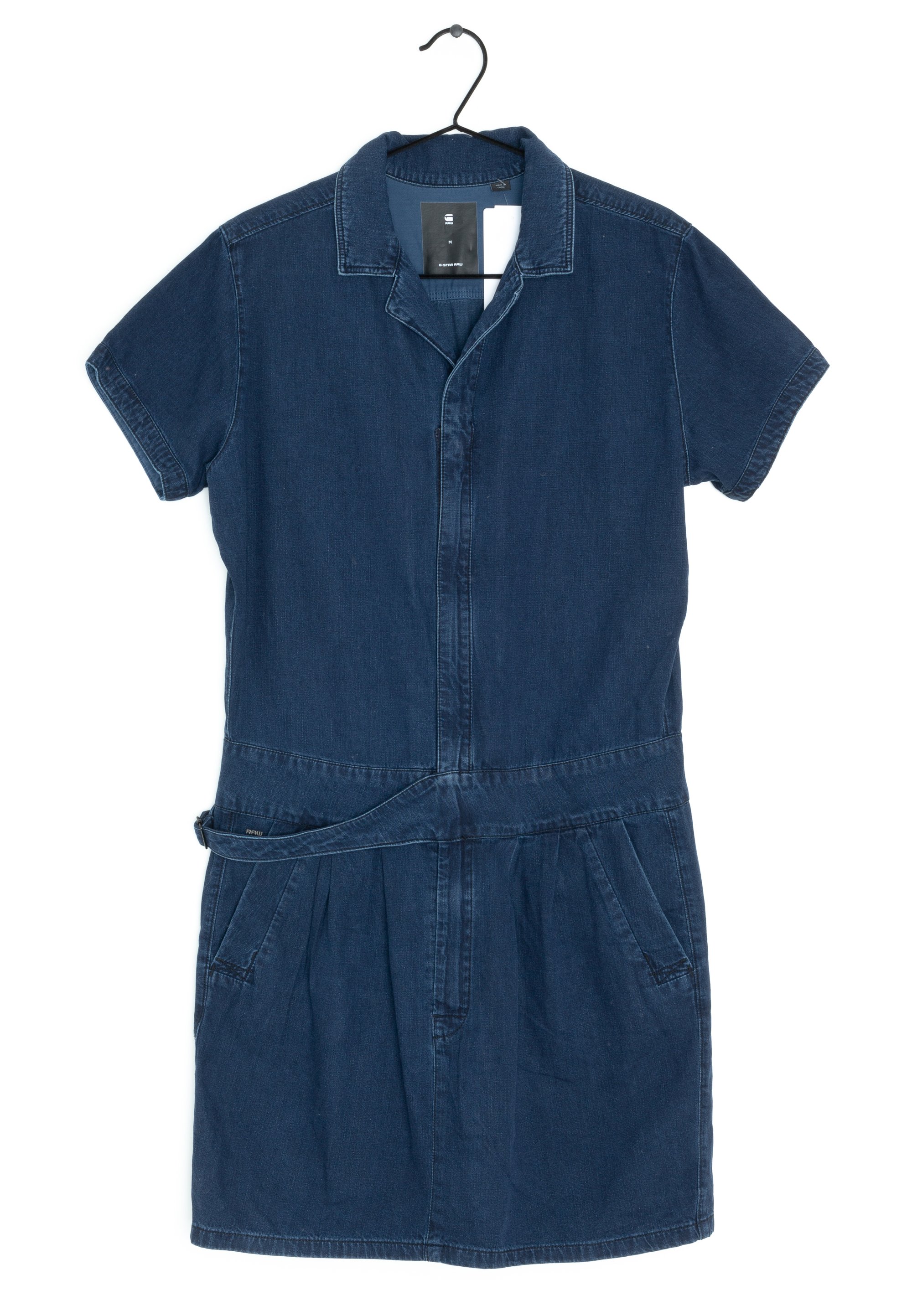 g star raw denim dress G Star Raw Denim Baseball Dress XS Blue Chambray Minimalist Streetwear  Utility