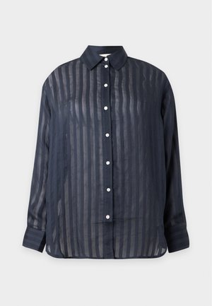 Selected, SLFTORAN STRIPED SHIRT  - Chemisier - dark sapphire