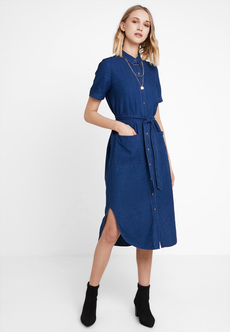 whistles montana denim dress