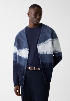 Gilet - mehrfarbig, grundton blau