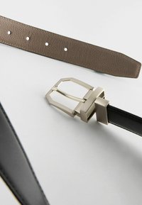 Next REVERISBLE REGULAR FIT - Klassisk bælte - black ecru