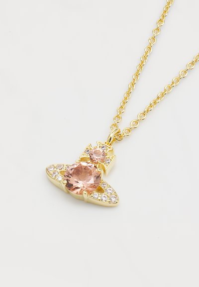 Vivienne Westwood ISMENE PENDANT - Halskæder - gold-coloured/peach/white
