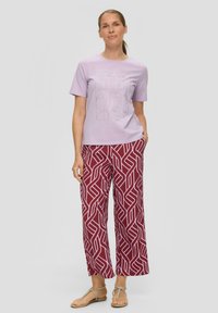 s.Oliver BLACK LABEL T-Shirt print - lavendel