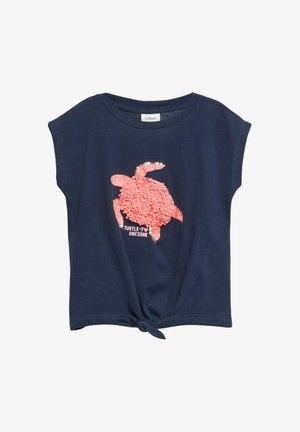 s.Oliver, T-SHIRT - T-shirt print - navy