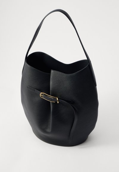 Liffner BELTED BUCKET BAG LARGE - Kézitáska - black