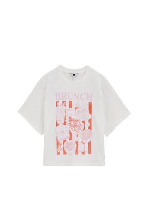 Marškinėliai su spaudiniu - white