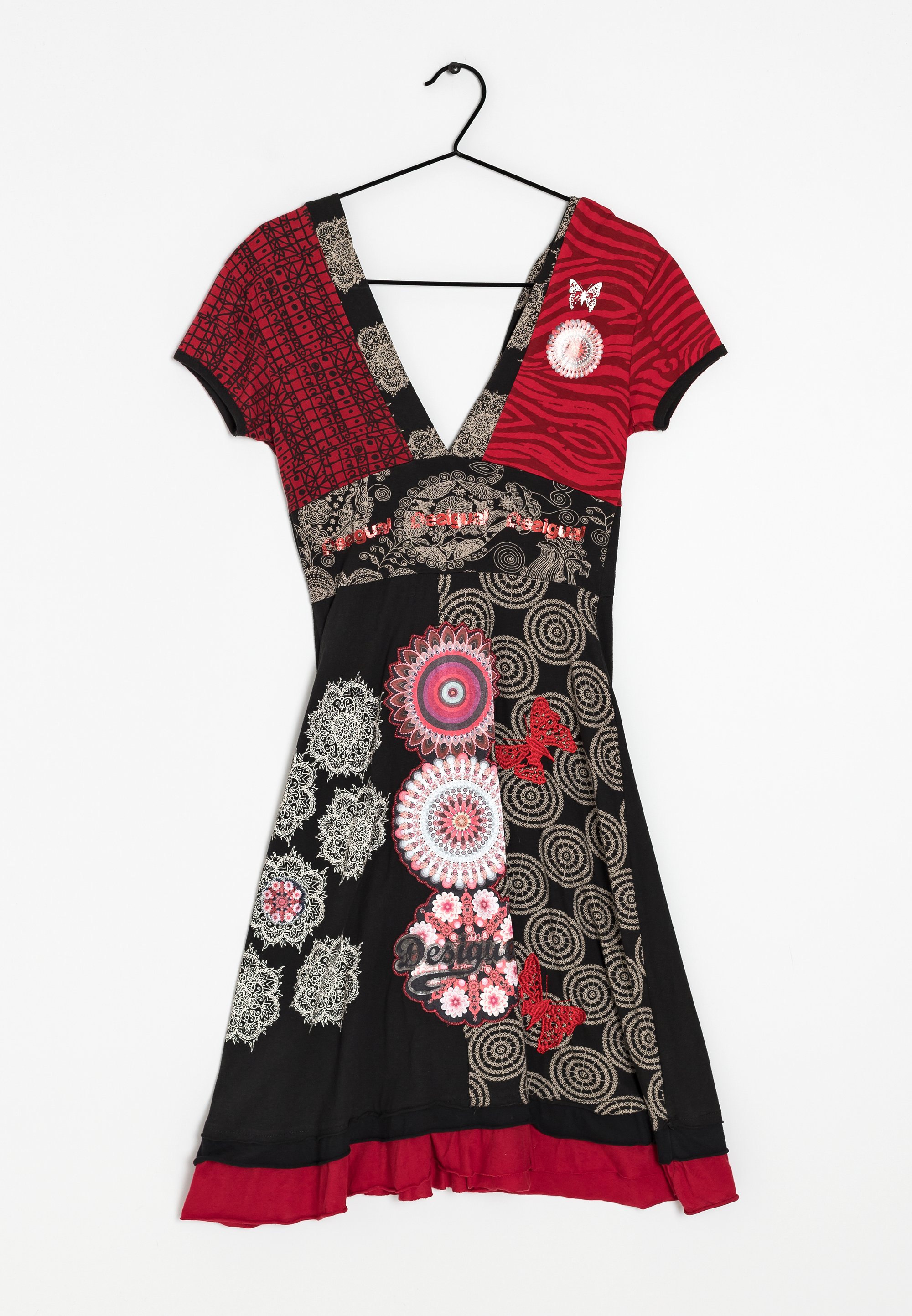 Desigual Robe de jour black/red/noir (Seconde main)