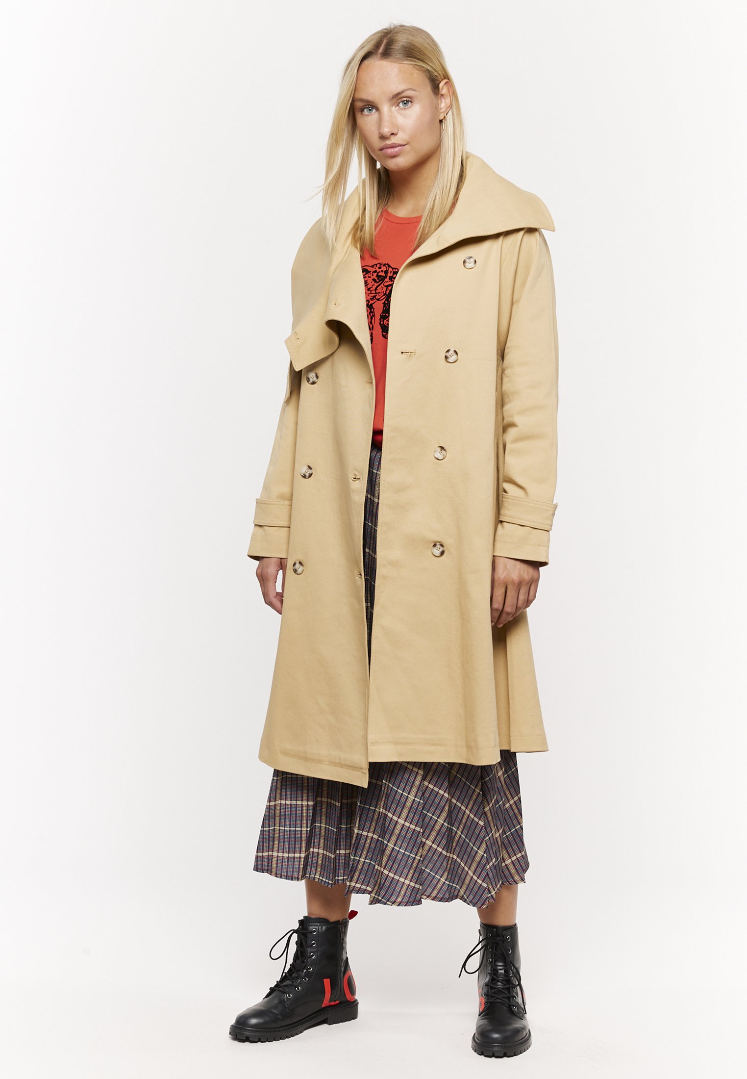 joop mantel damen beige