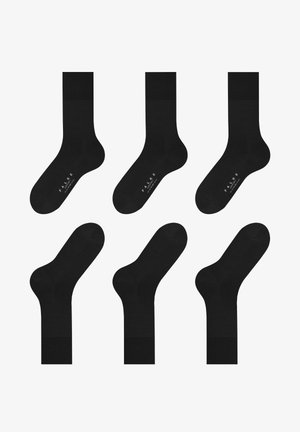 FALKE AIRPORT 3-PACK - Socks - black