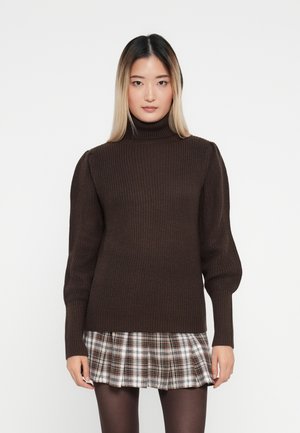 VILOU ROLLNECK - Vesta - coffee bean