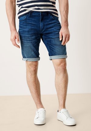s.Oliver Short en jean - black stretched de/raw denim - ZALANDO.FR
