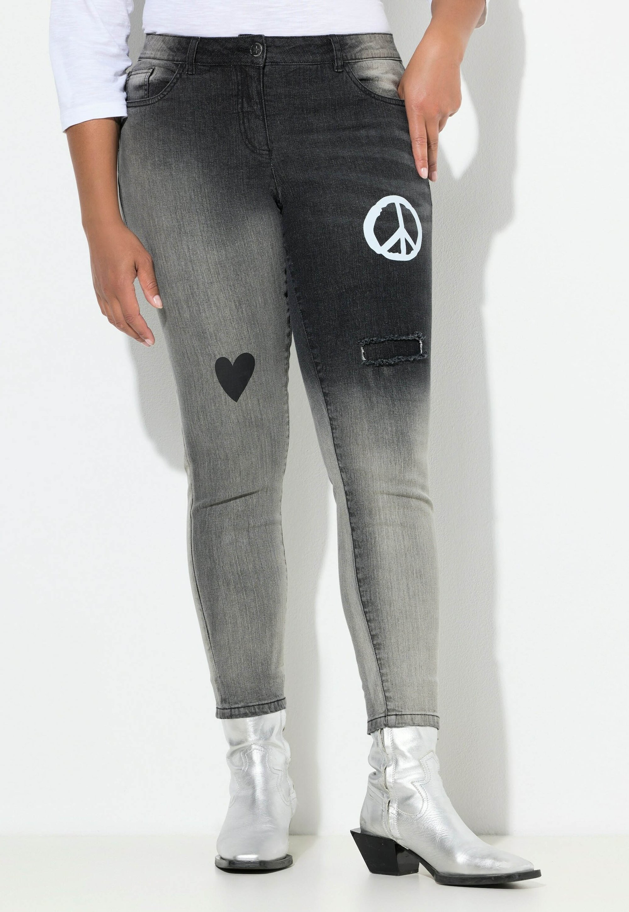 Angel of Style Jeans Skinny Fit black/nero