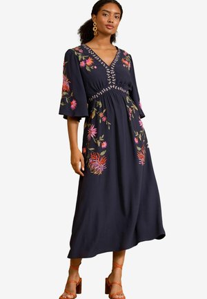 Vardagsklänning - navy floral