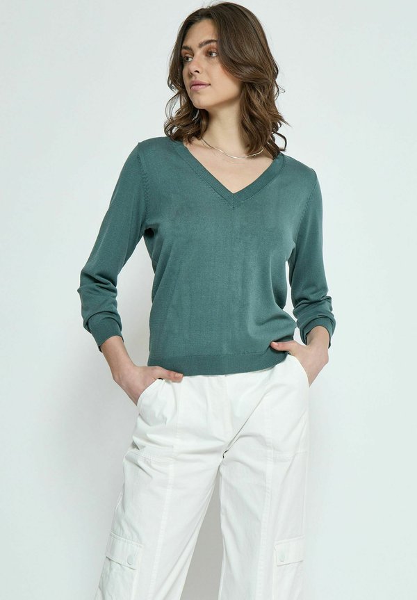 MILLA 3/4 SLEEVE - Strickpullover - sea mist