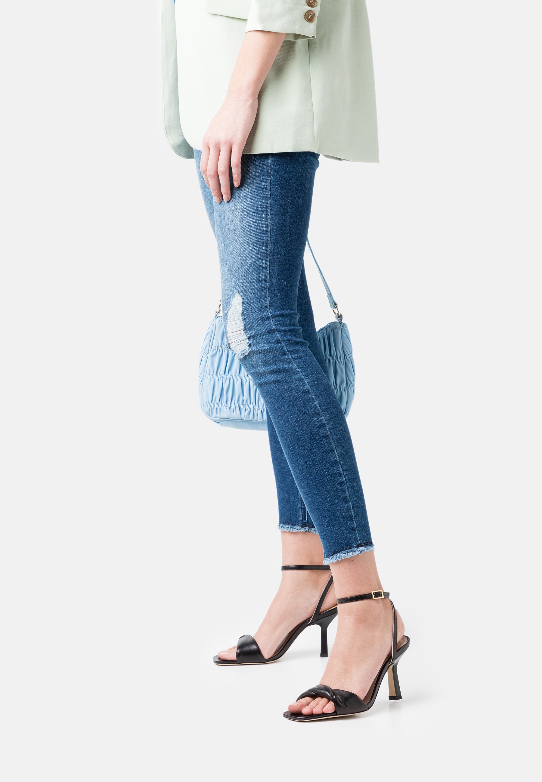 San Marina ABEQUA - Sandalias de tacón - noir/negro - Zalando.es