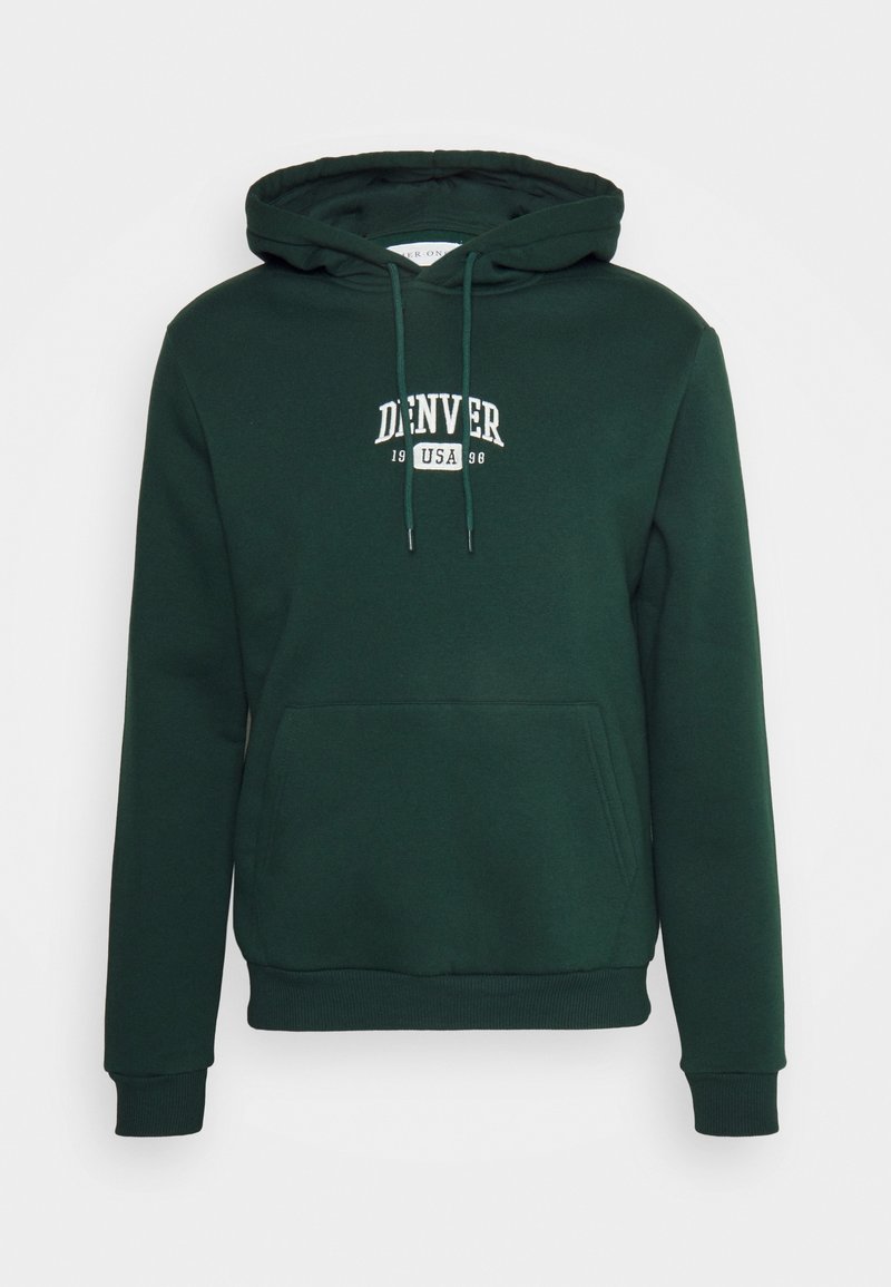 Pier One Felpa con cappuccio - green