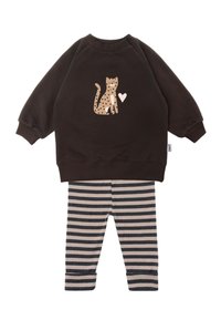 Liliput 2TLG. SET LEOPARD - Sweatshirt - braun beige