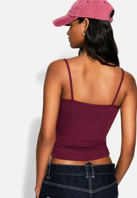 STRAPPY - Top - dark red