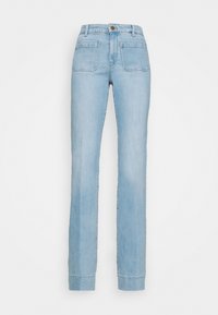 Não selecionado, clear blue