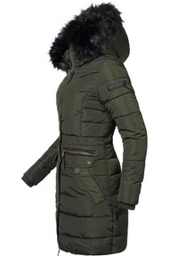 Navahoo Paula - Wintermantel - olive melange