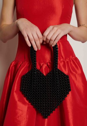 Sister Jane SHOWSTOPPER HEART BEAD BAG - Käekott - black