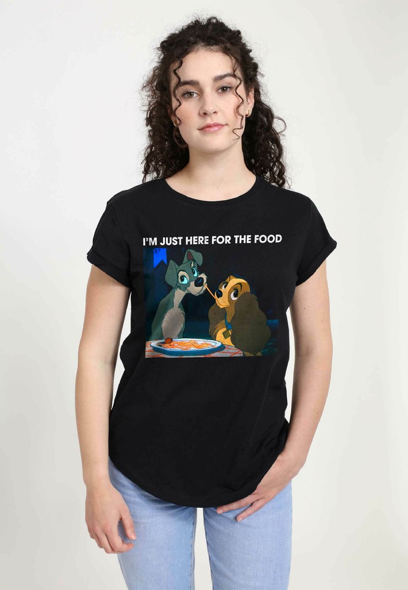 Henry Tiger LADY & THE TRAMP LADY TRAMP MEME - T-shirt z nadrukiem