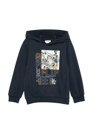 MIT FOTOPRINT - Kapuzenpullover - navy