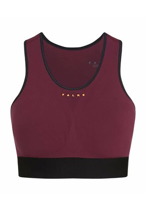 FALKE Bustier - dark mauve