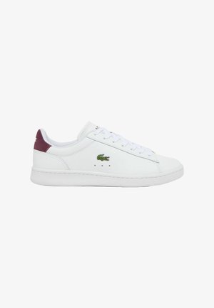 Lacoste, LACOSTE - - Baskets basses - blanc bordeaux-g