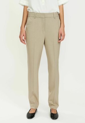 VILJA MID WAIST - Chino - greige