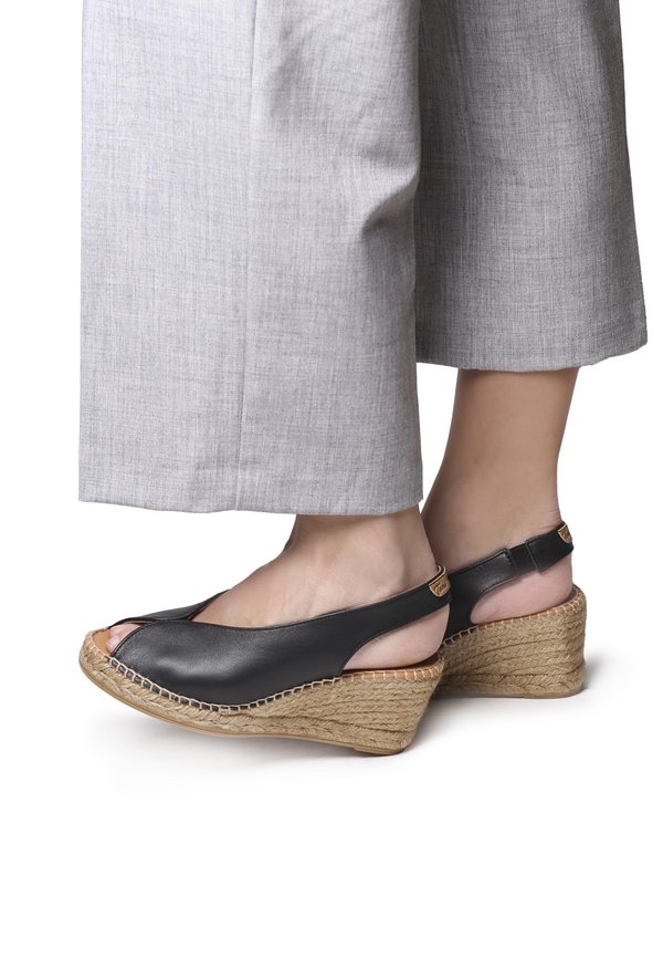 LAILA - Peeptoe - negre