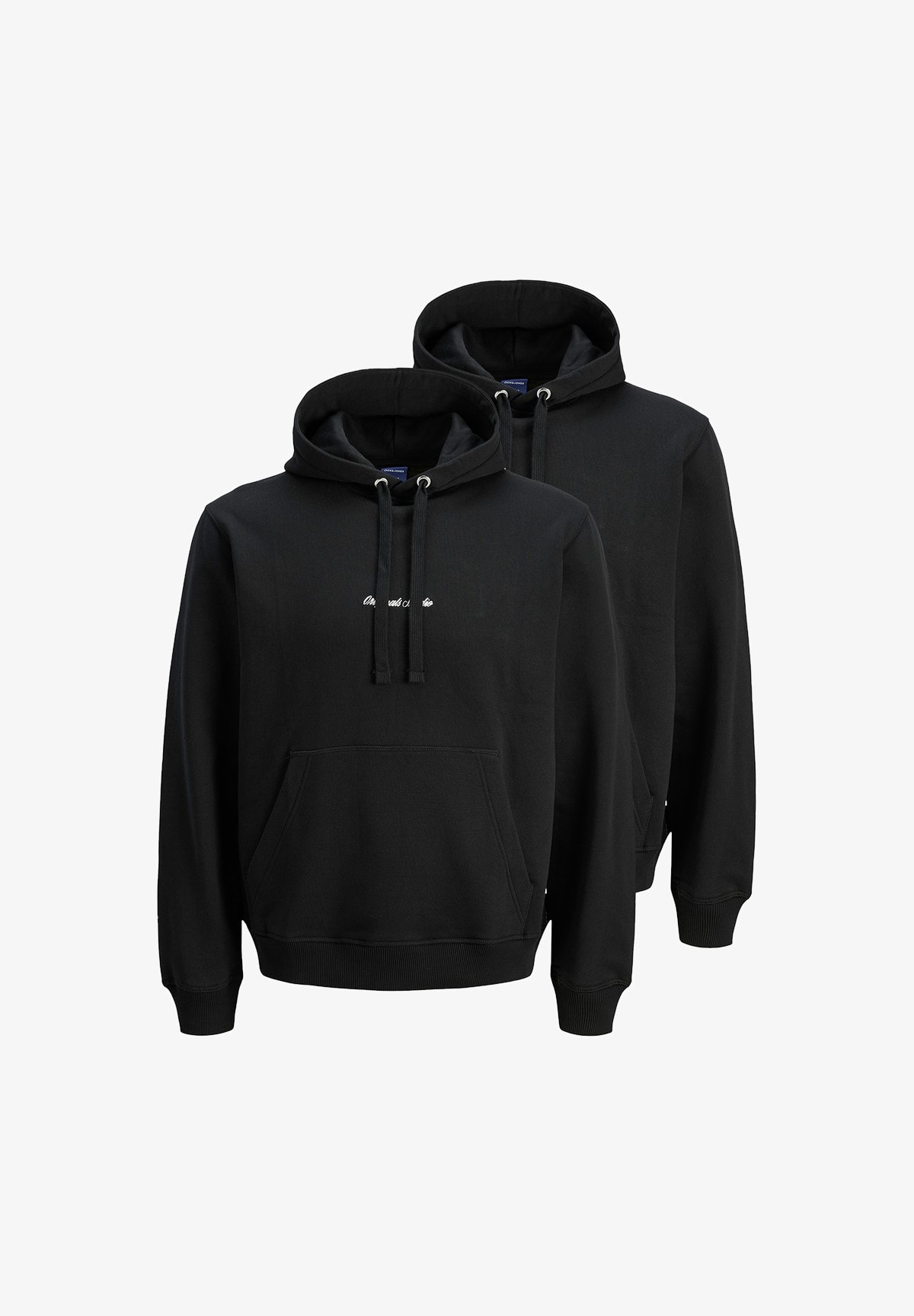 Jack Jones 2ER PACK Hoodie schwarz/black Zalando