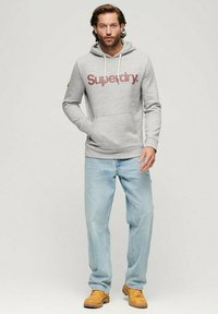 Superdry - CORE LOGO CLASSIC - Hoodie - athletic grey marl Thumbnail Image 1