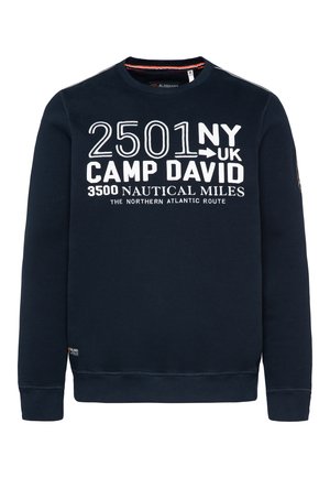 Camp David MIT LOGO ARTWORK - Sweatshirt - blue navy