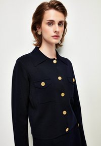 adL BUTTON - Kofta - navy blue