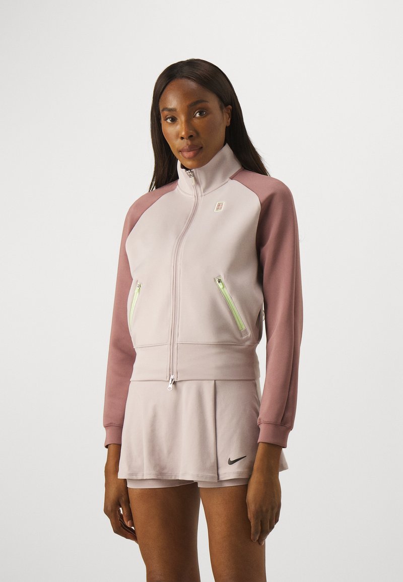 Nike Performance HERITAGE JACKET - Træningsjakke - platinum violet/smokey mauve/barely volt
