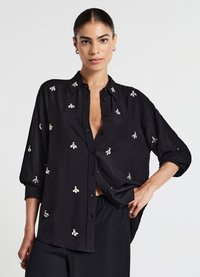 Calliope APPLICAZIONI - Camicia - ultrablack