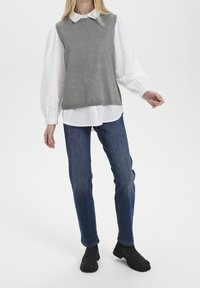 Saint Tropez Svetr - mottled light grey