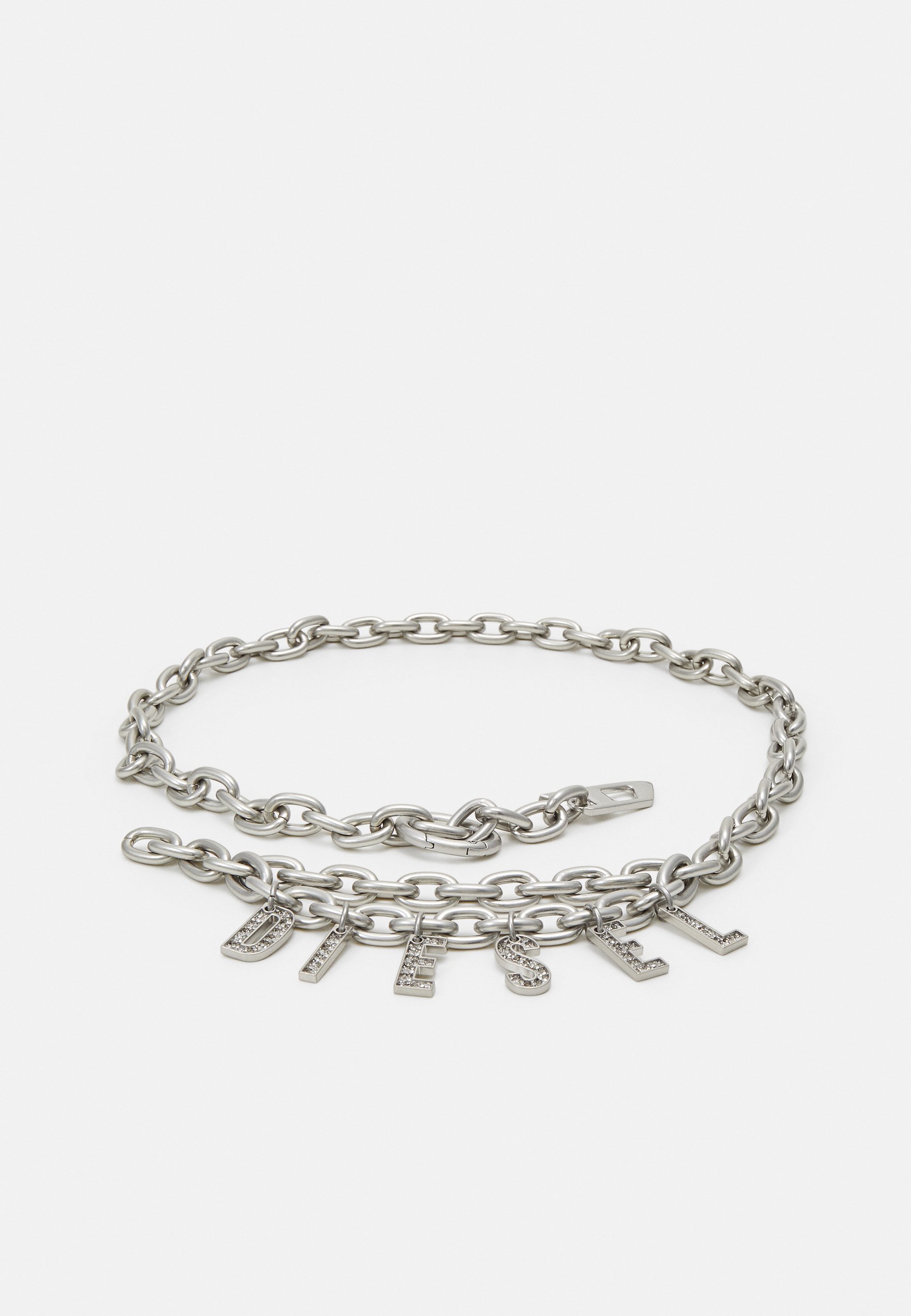 Diesel B-CHARM-CHAIN - Waist belt - h1534/silver-coloured - Zalando