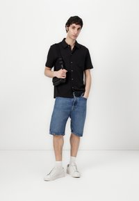 Tommy Hilfiger OPEN FULL PLACKET - Shirt - black