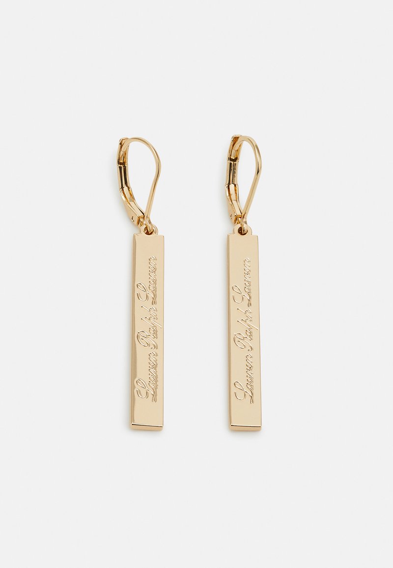 Lauren Ralph Lauren SCRIPT LOGO LINEAR - Pendientes - gold-coloured ...