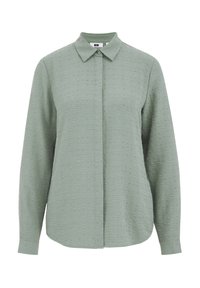 Nööpidega pluus - light green