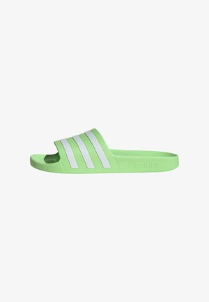 ADILETTE AQUA - Badesandale - green spark cloud white green spark