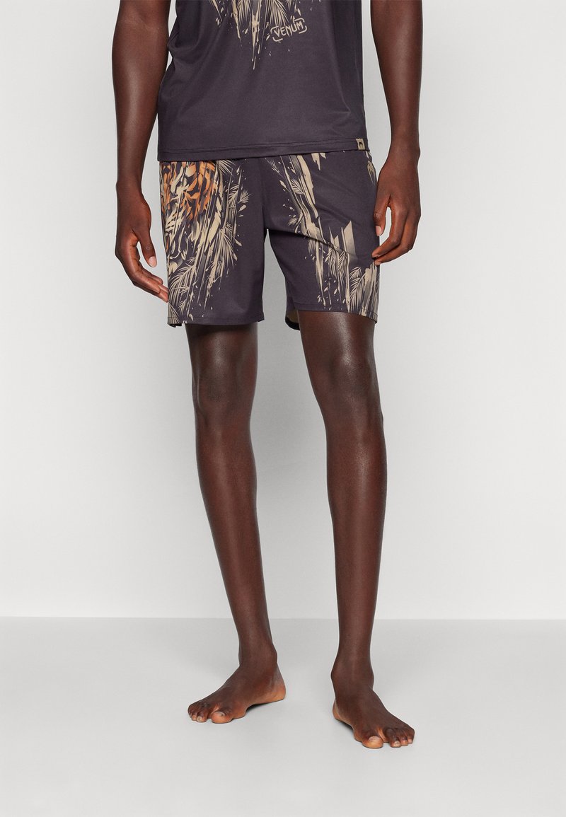 Venum TIGER TRAINING SHORTS - Sportiniai šortai - black/neo orange