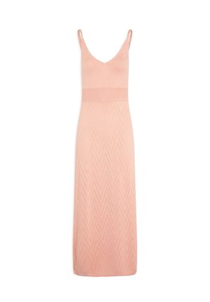Maxi dress - mottled pink